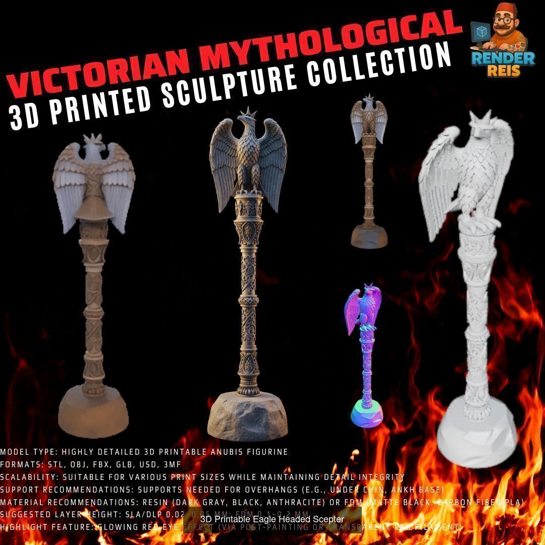 64 Piece Mythological 3D Print Collection _27