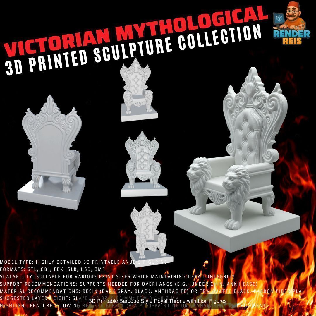 64 Piece Mythological 3D Print Collection _6