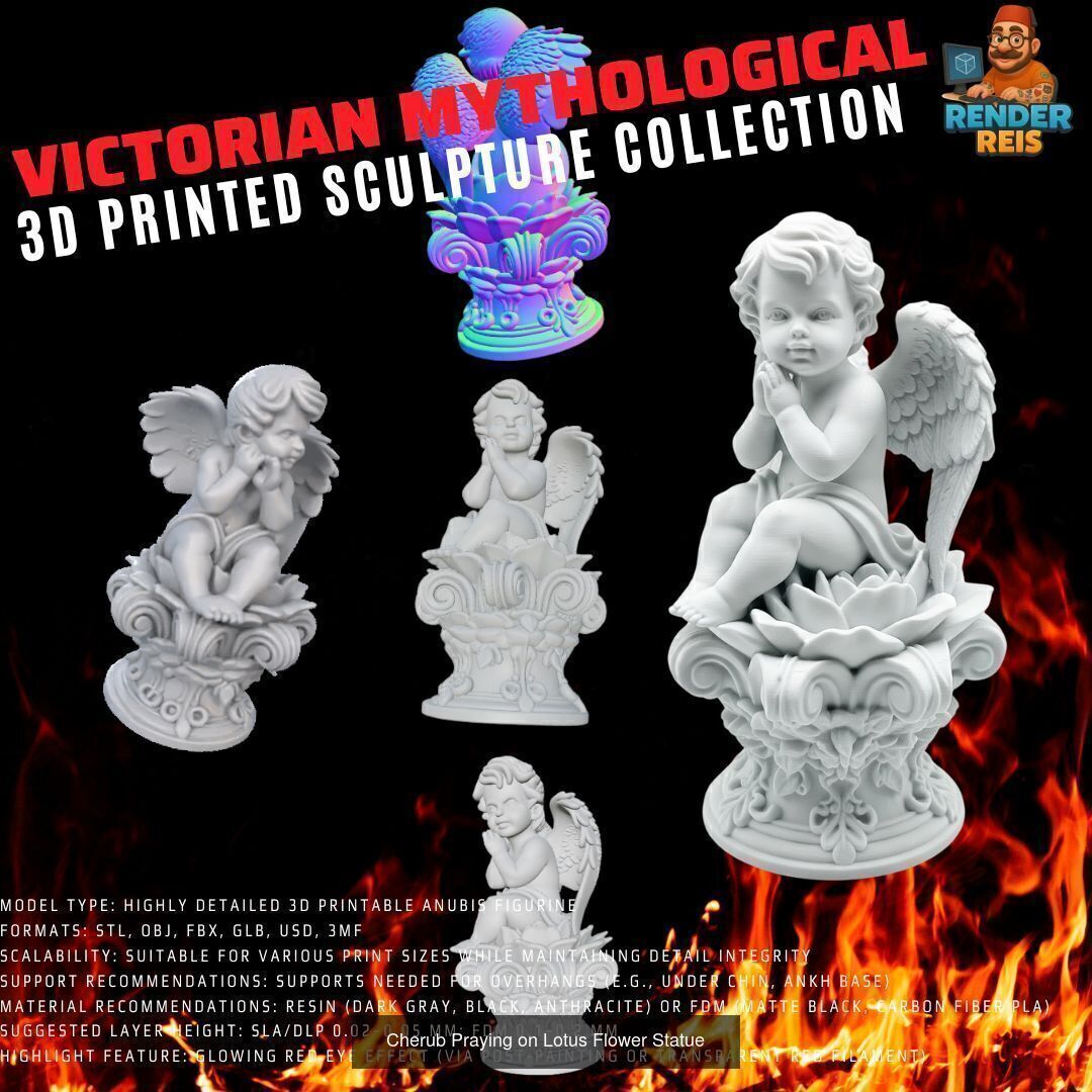 64 Piece Mythological 3D Print Collection _46