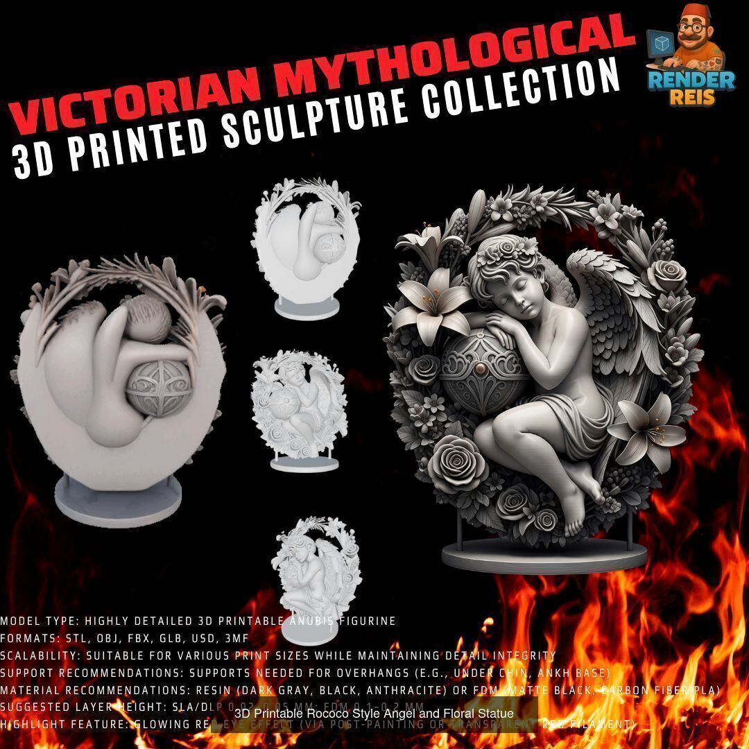 64 Piece Mythological 3D Print Collection _3