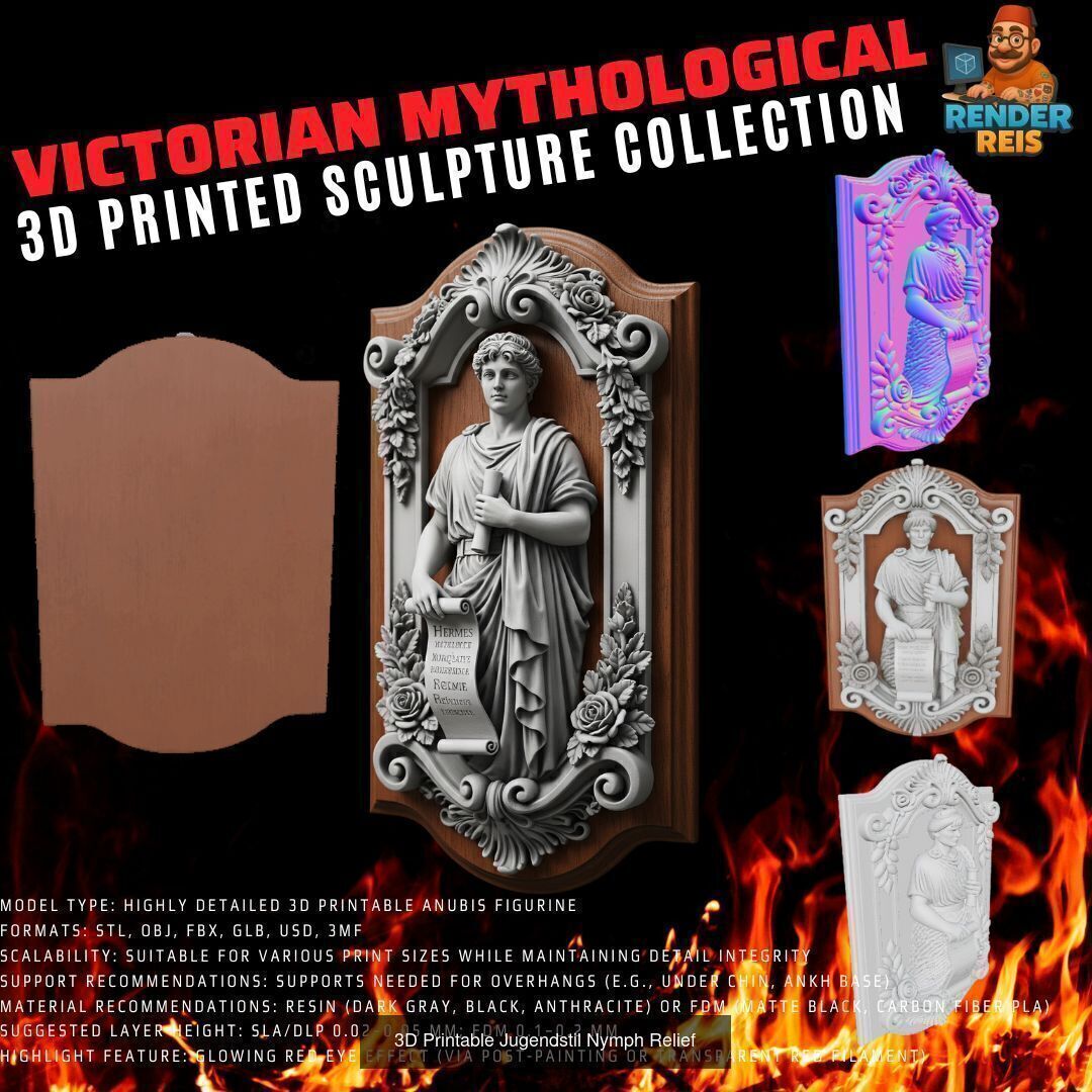 64 Piece Mythological 3D Print Collection _26