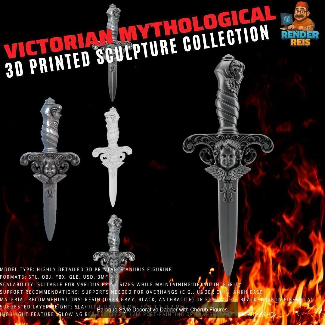 64 Piece Mythological 3D Print Collection _7