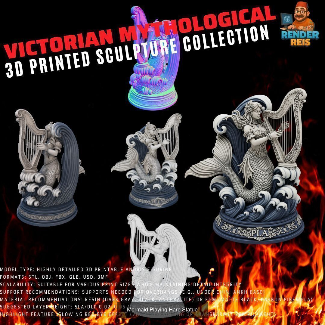 64 Piece Mythological 3D Print Collection _41