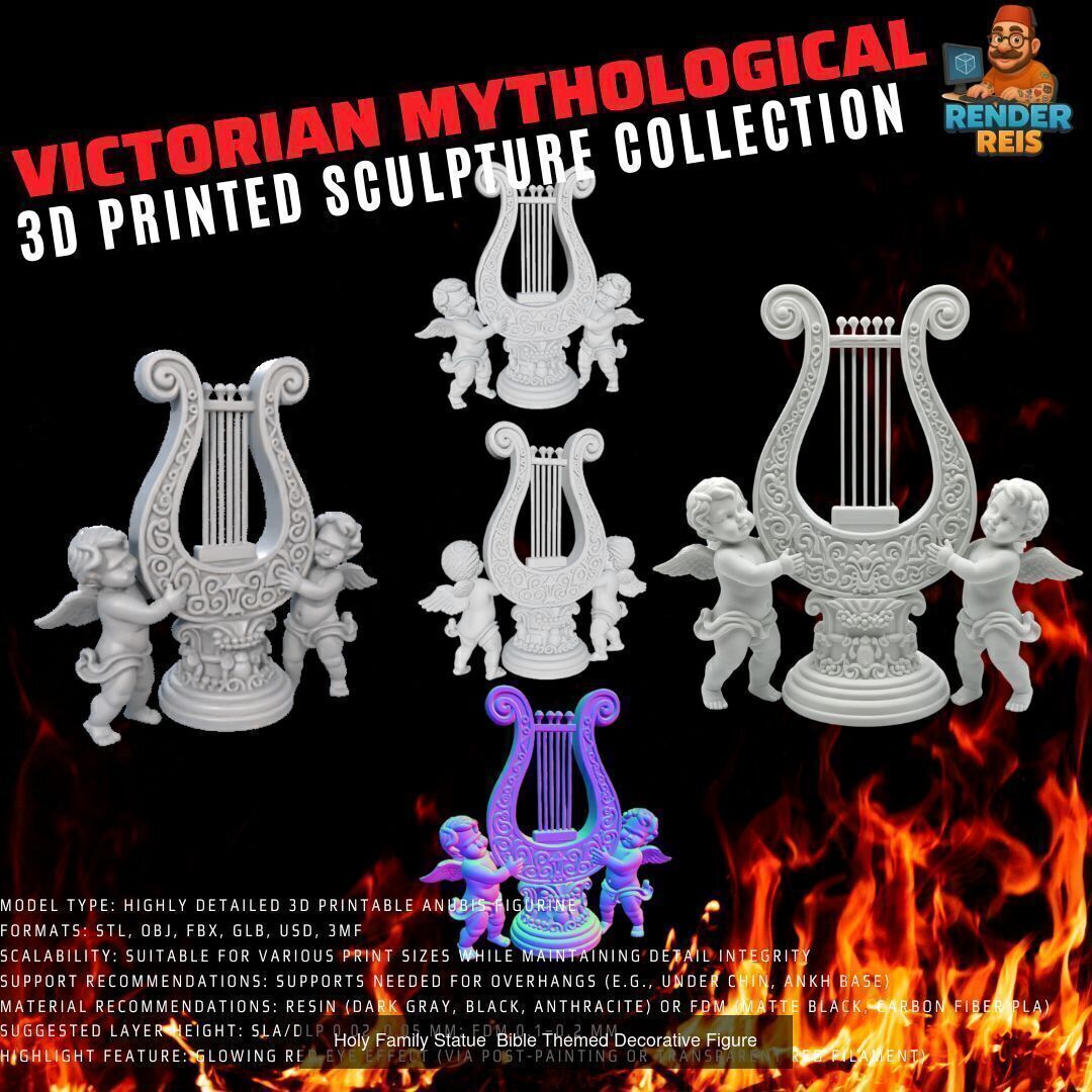 64 Piece Mythological 3D Print Collection _35