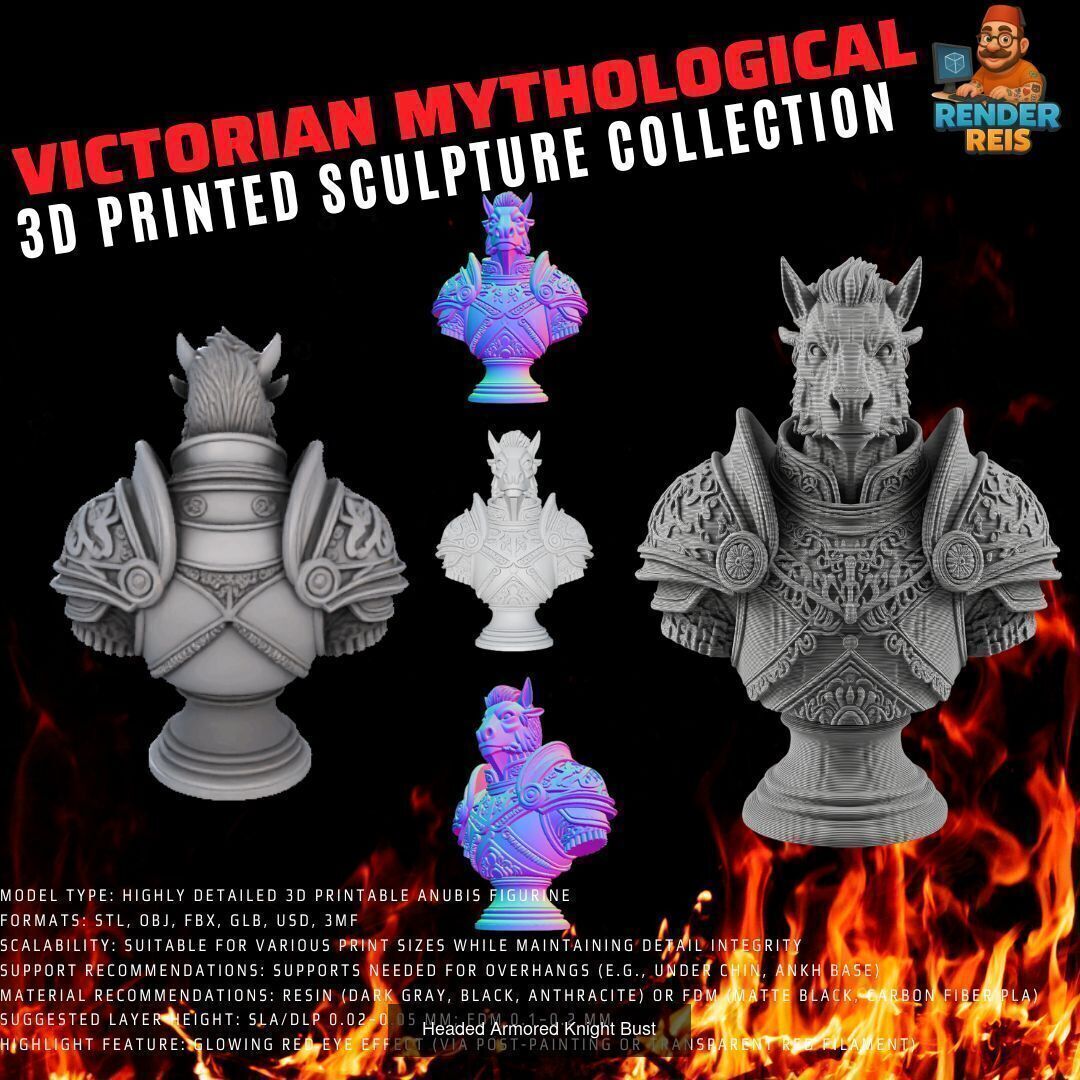 64 Piece Mythological 3D Print Collection _53