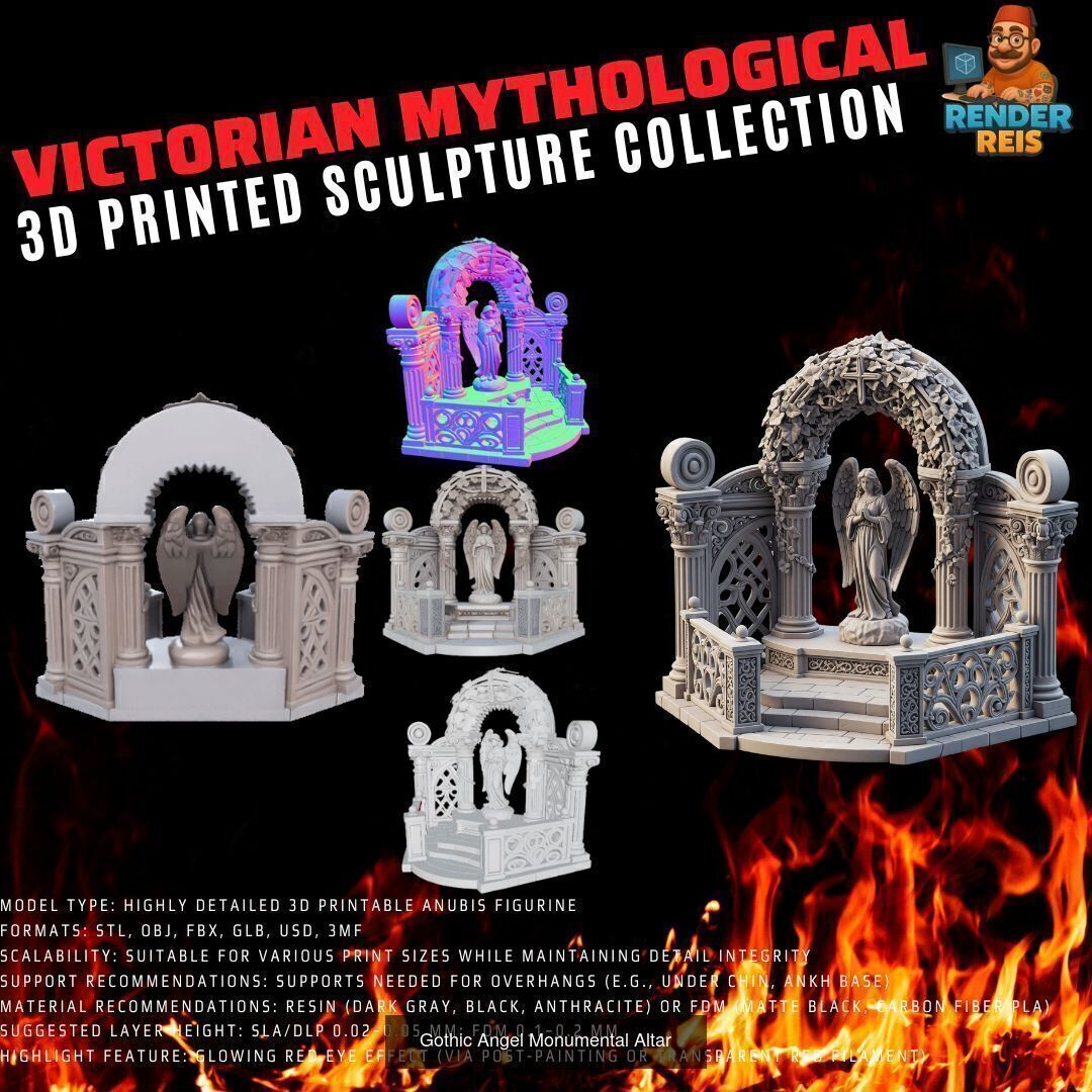 64 Piece Mythological 3D Print Collection _47