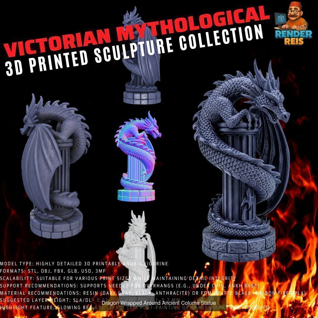 64 Piece Mythological 3D Print Collection _40