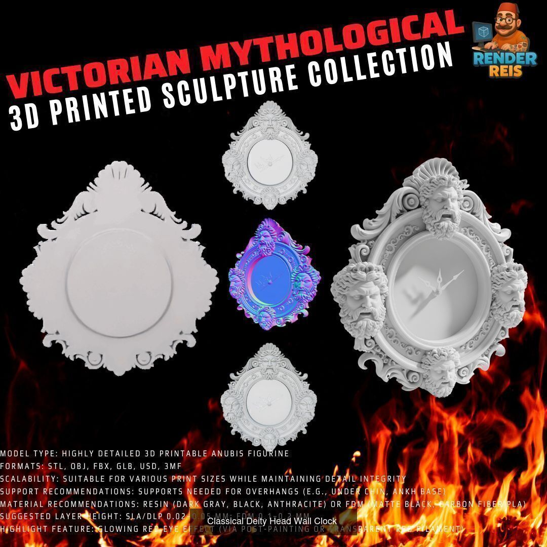 64 Piece Mythological 3D Print Collection _51