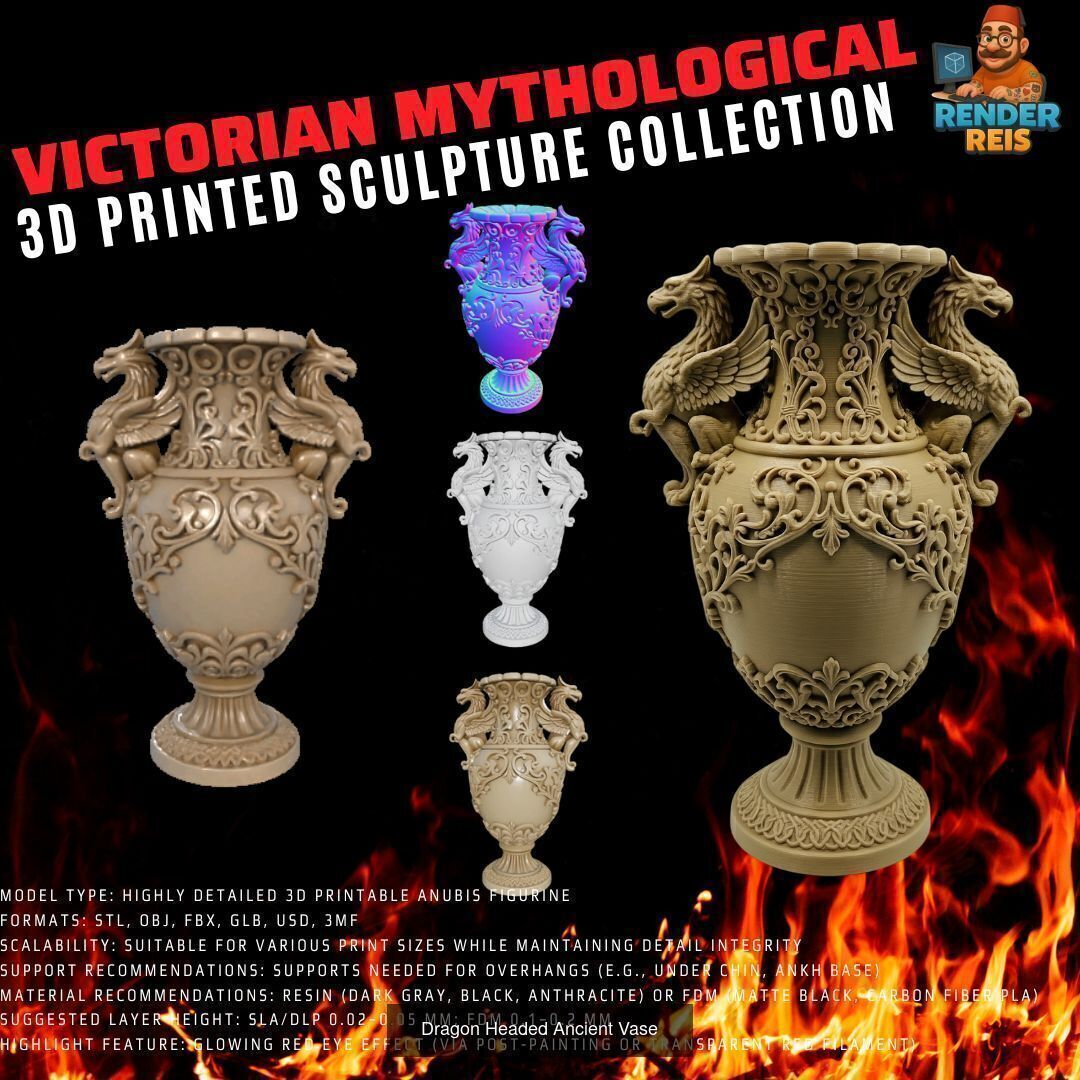 64 Piece Mythological 3D Print Collection _32