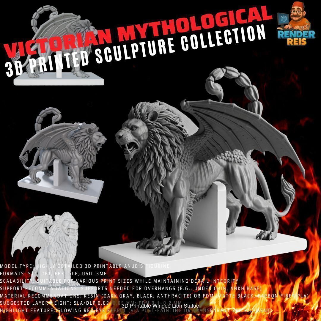 64 Piece Mythological 3D Print Collection _13