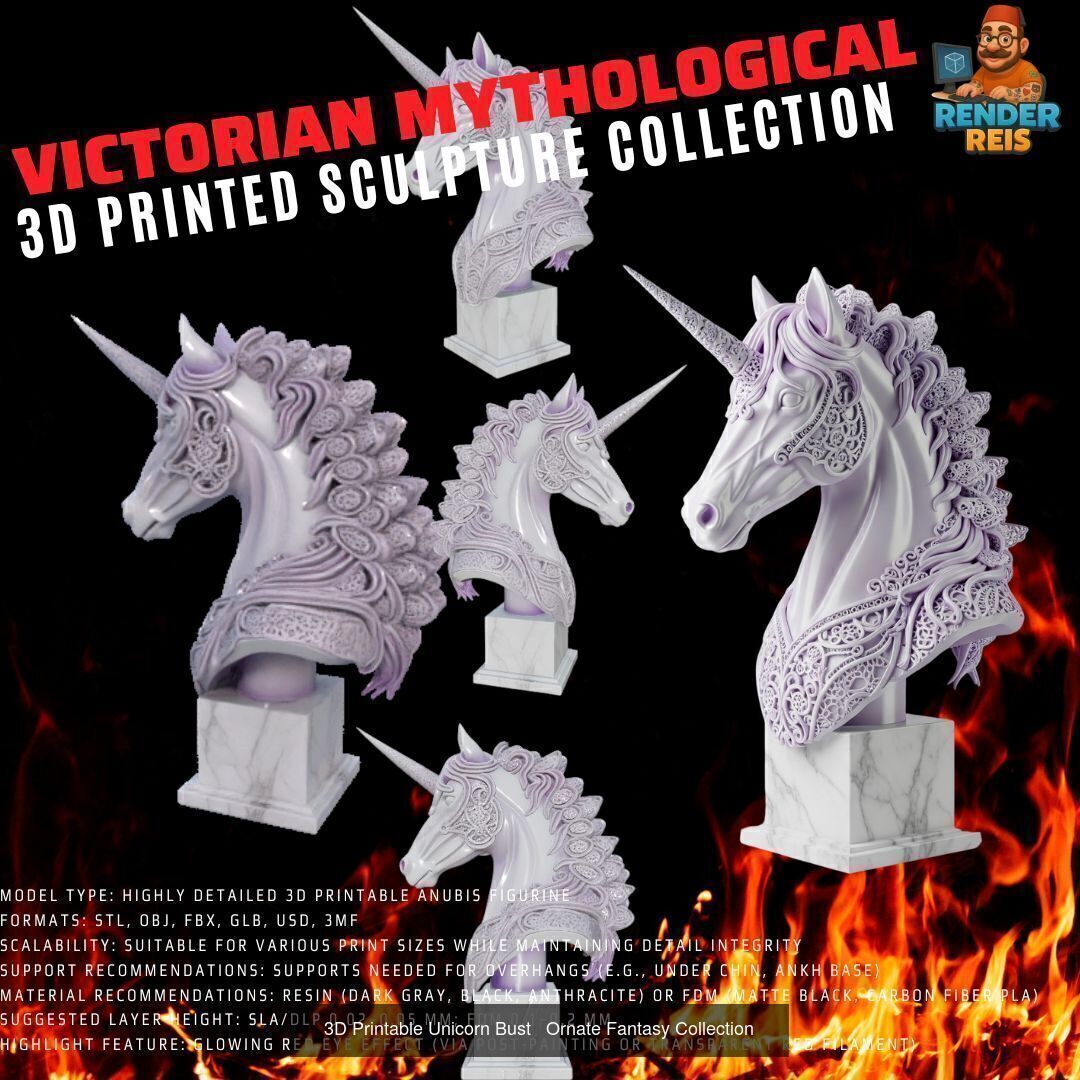 64 Piece Mythological 3D Print Collection _17