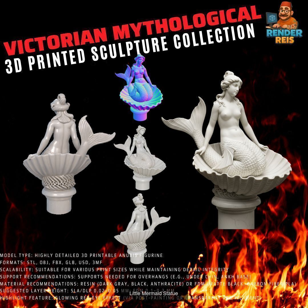 64 Piece Mythological 3D Print Collection _37