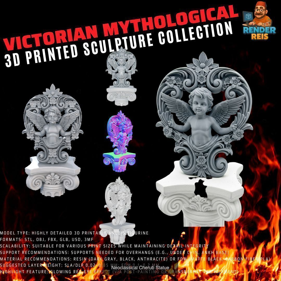 64 Piece Mythological 3D Print Collection _33