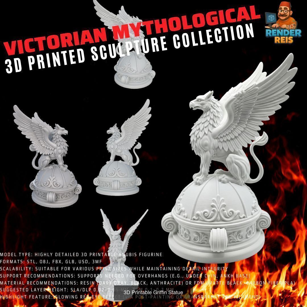 64 Piece Mythological 3D Print Collection _10