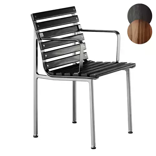 Traverse Garden Chair with armrests by Hay