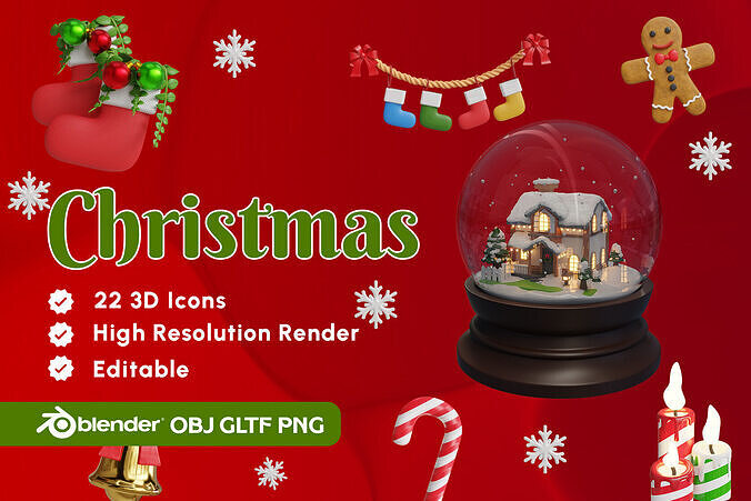 Chrismast Day 3D model