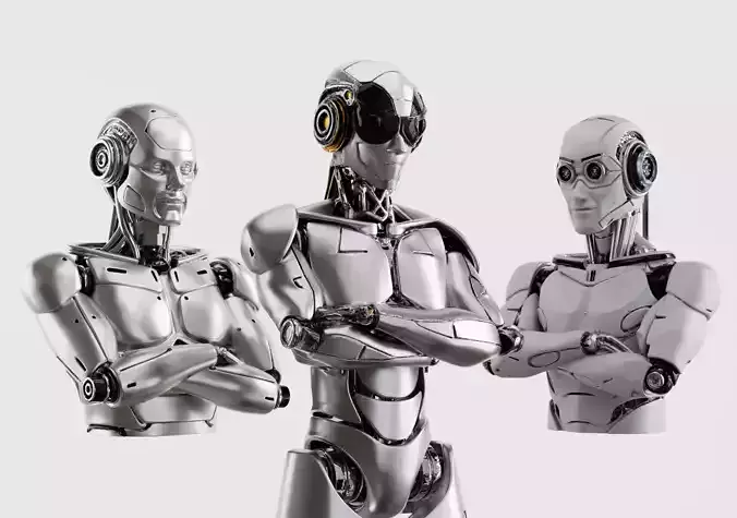 Futuristic Robots Pack Android Collection of 3