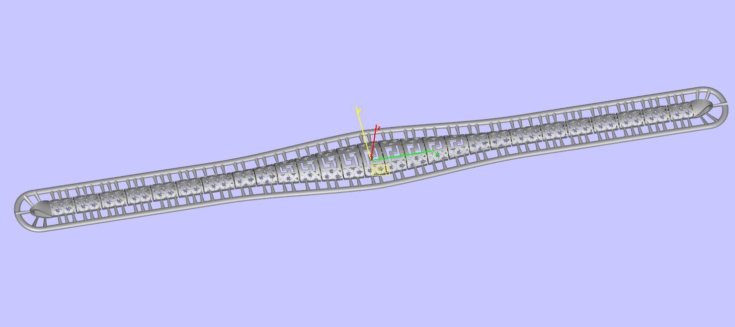 wedding set for gold 3D print model_8