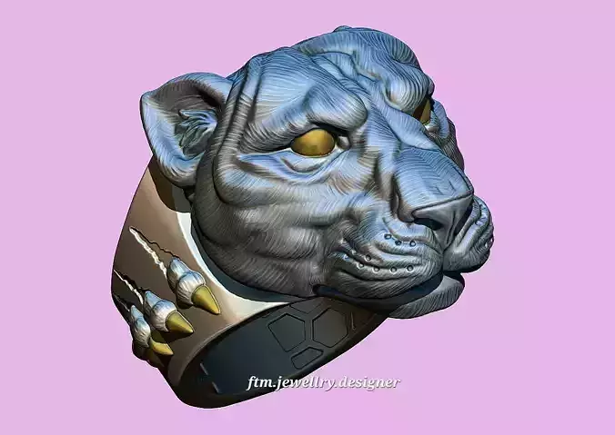 panter ring 3D print model