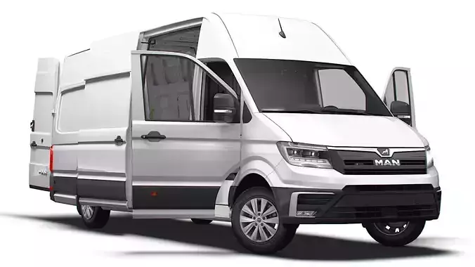 MAN TGE Van LWBM SHR HQInterior 2025