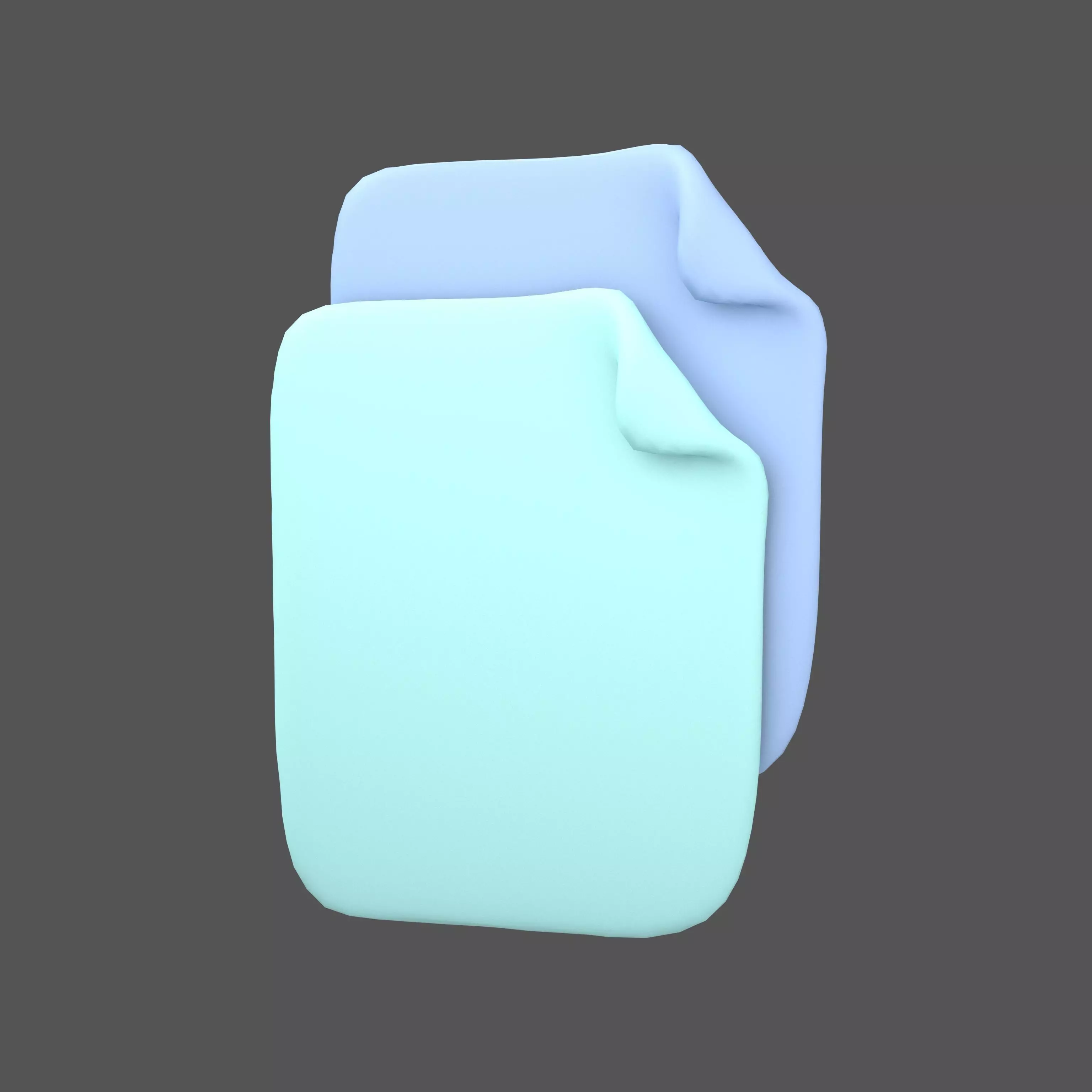 Copy Icon v1 002 Low-poly 3D model_0
