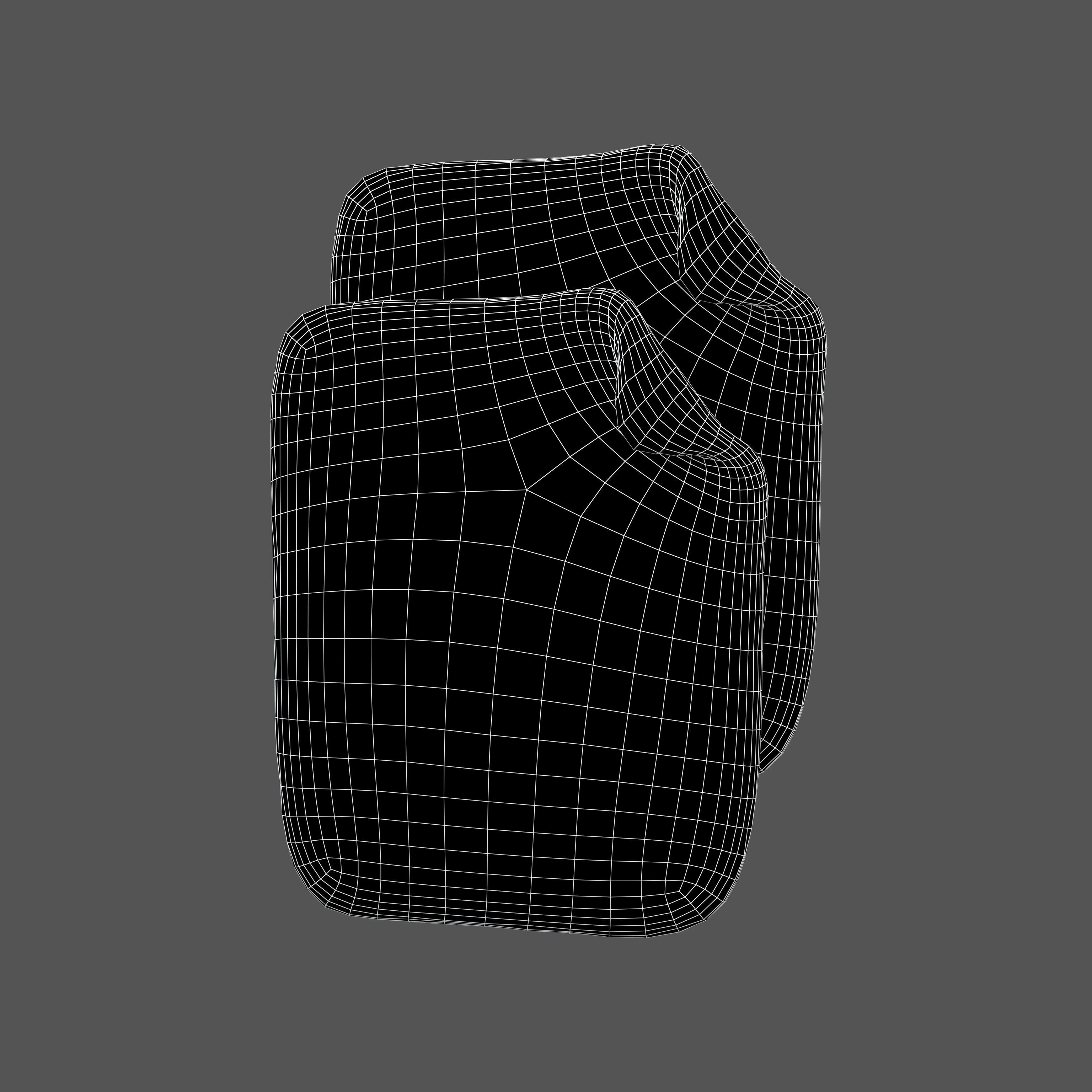 Copy Icon v1 002 Low-poly 3D model_5
