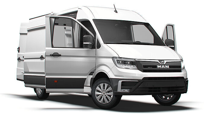 MAN TGE Van MWB HR HQInterior 2025 3D model