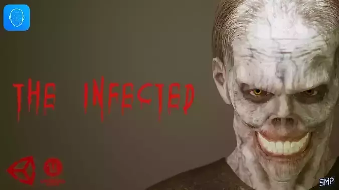 The Infected game character for Horror games