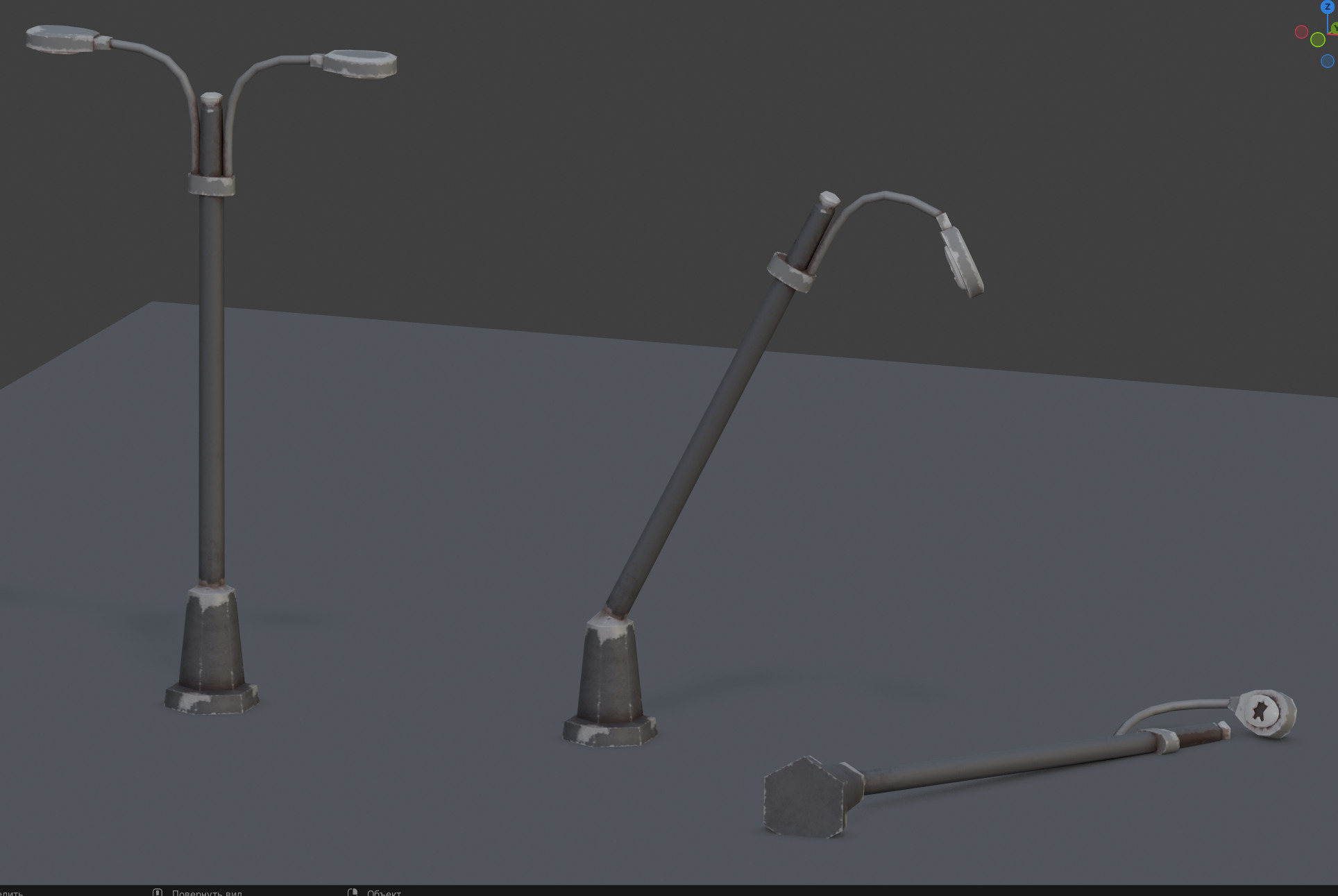 Big Power Lines Free Asset Pack Low-poly 3D model_2