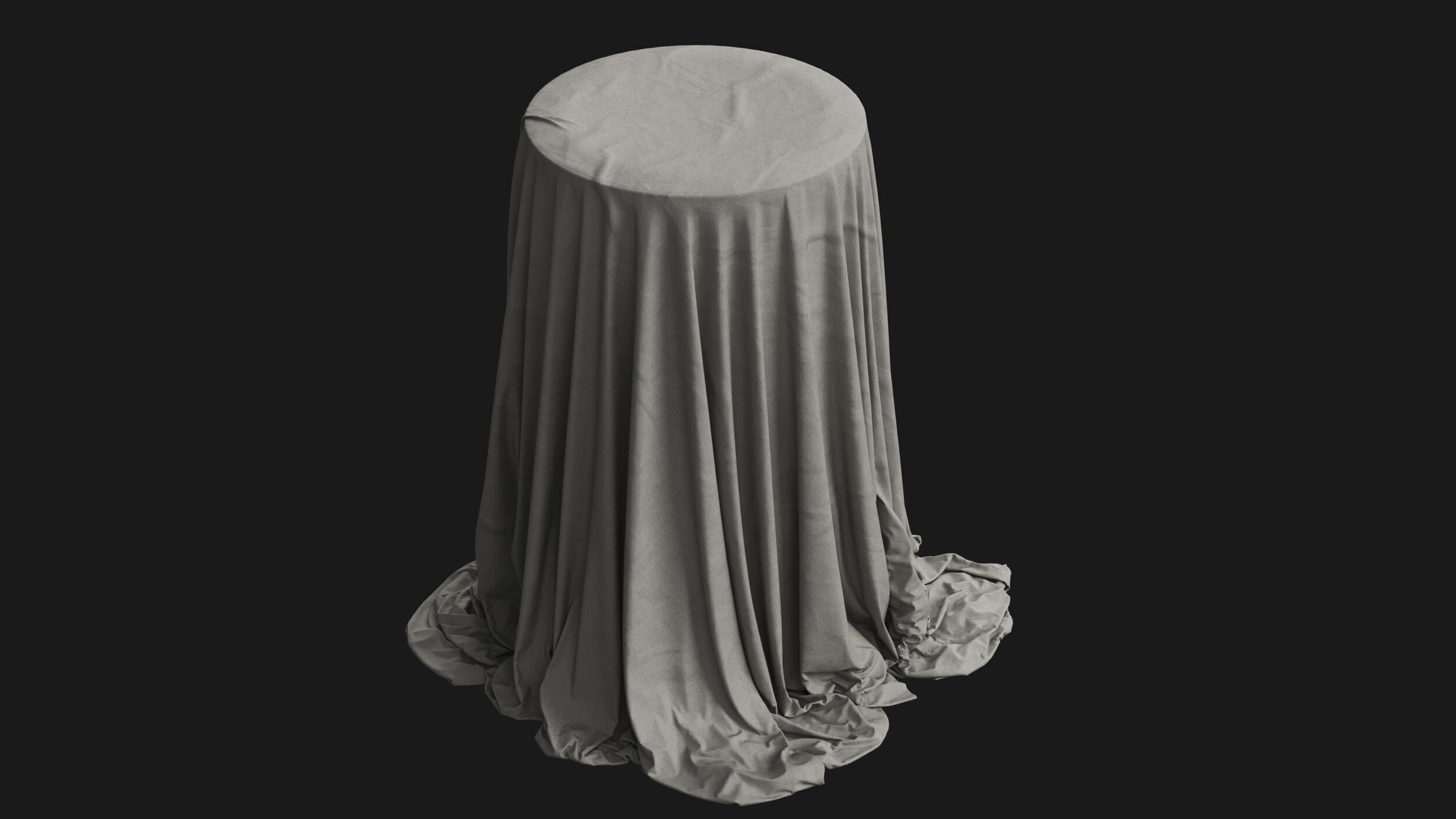 Covered Modern Chair 01 3D model_1