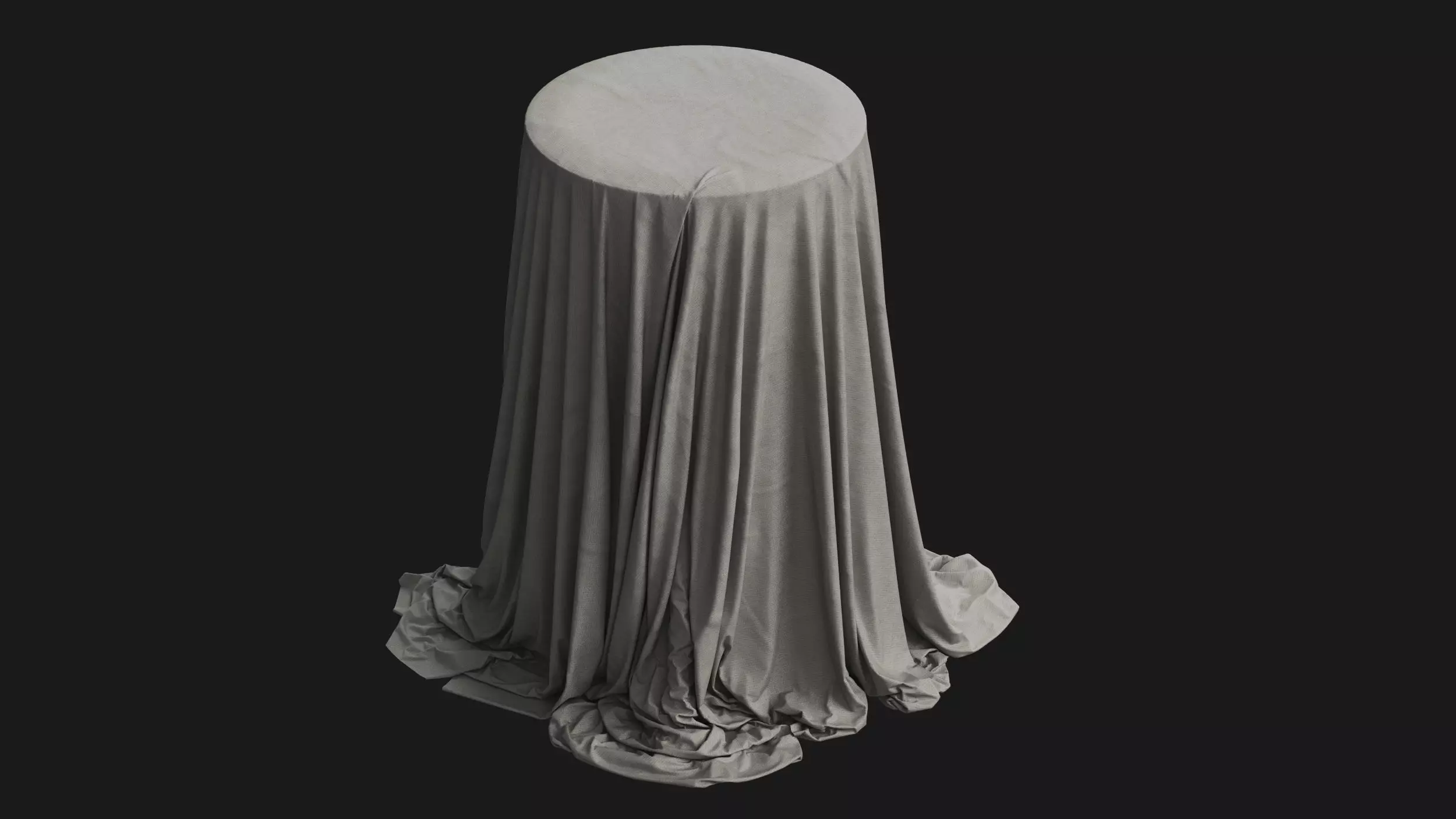 Covered Modern Chair 01 3D model_0