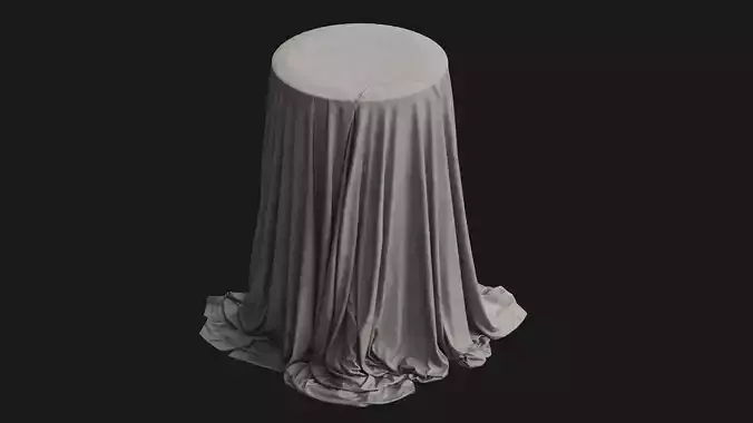 Covered Modern Chair 01