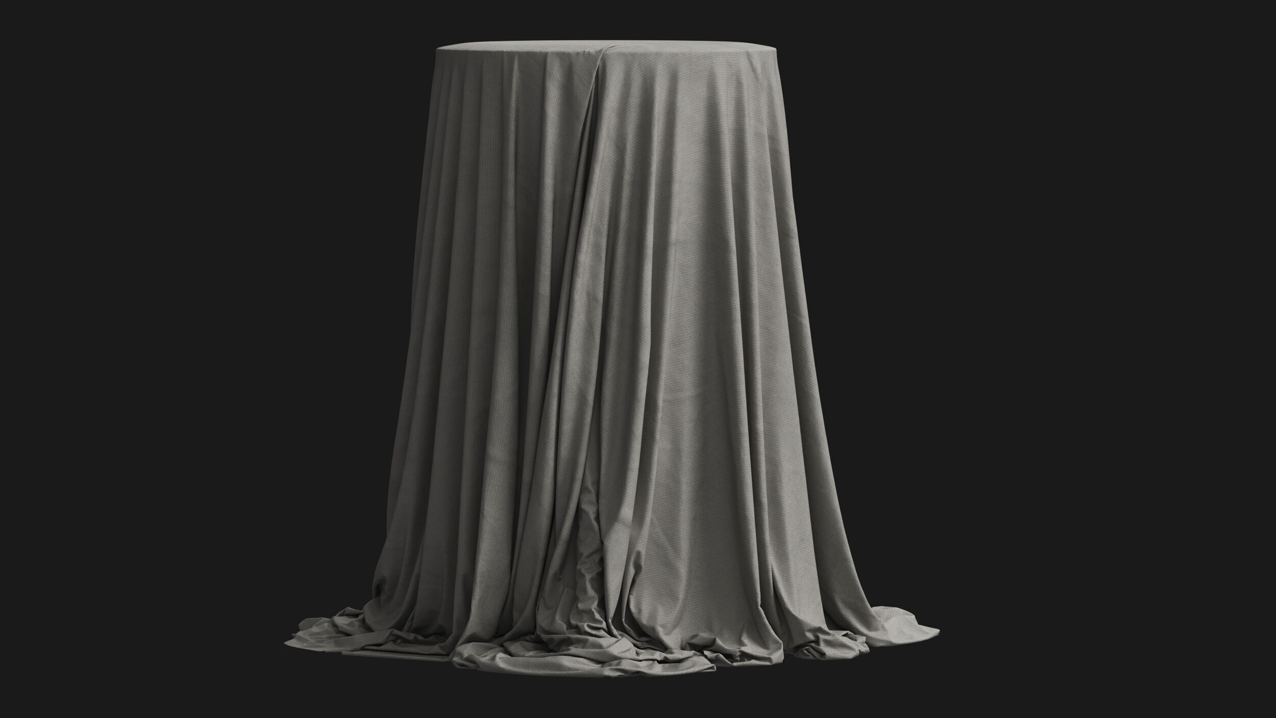 Covered Modern Chair 01 3D model_4