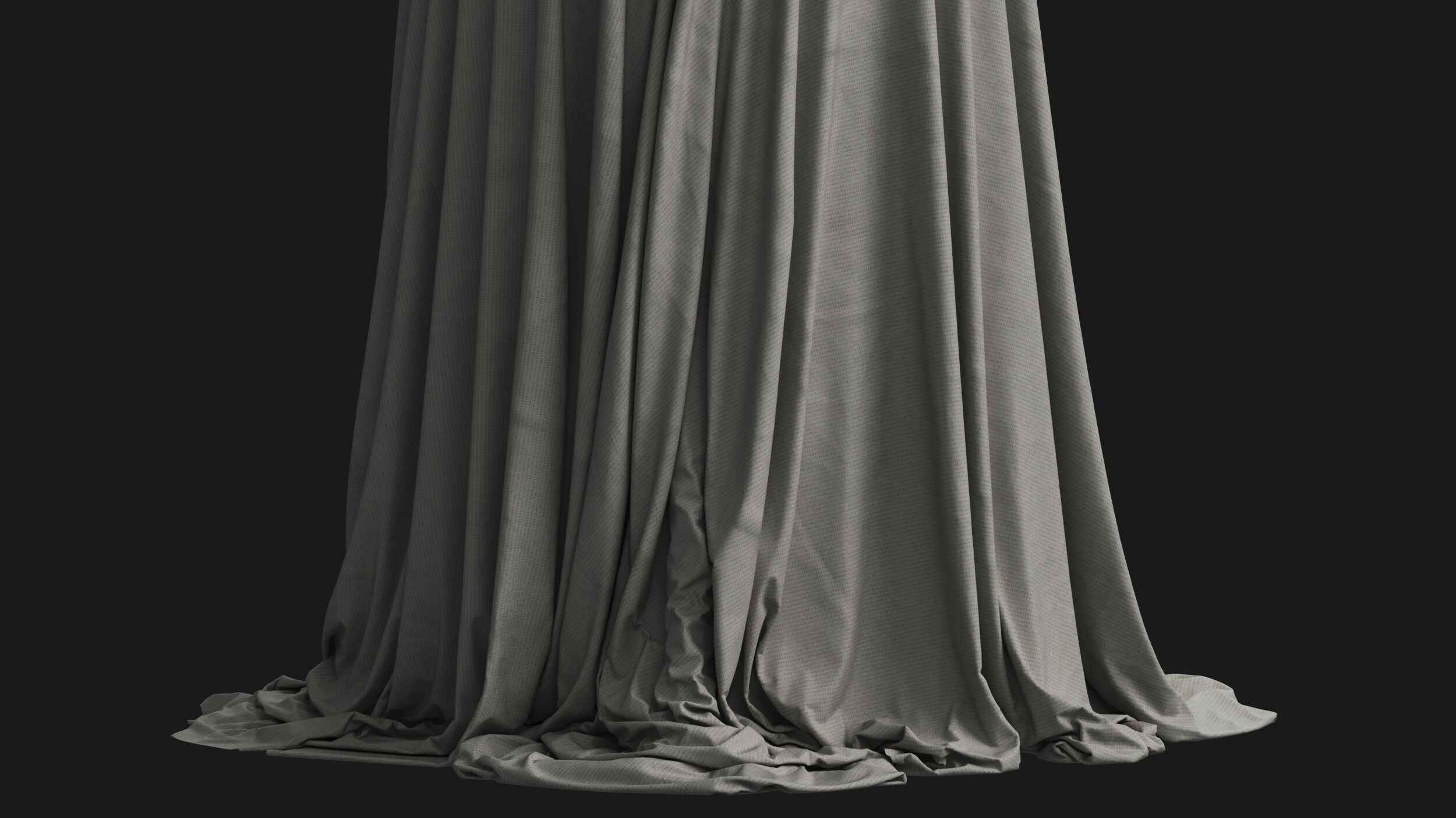 Covered Modern Chair 01 3D model_7