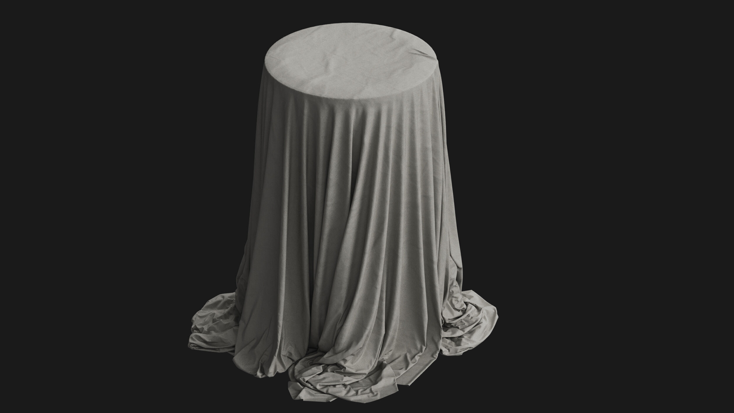 Covered Modern Chair 01 3D model_3