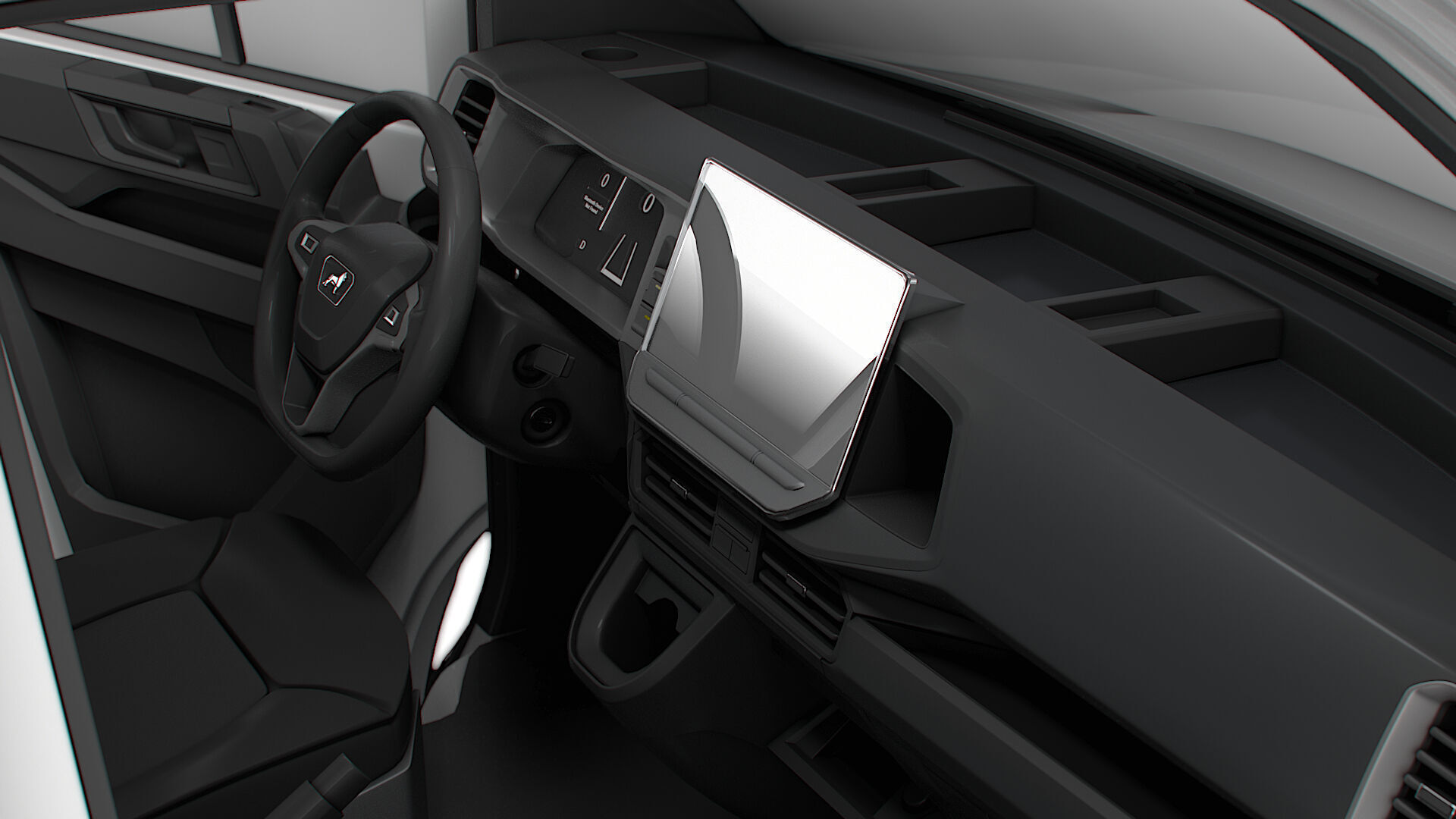 MAN TGE Van MWB LR HQInterior 2025 3D model_11