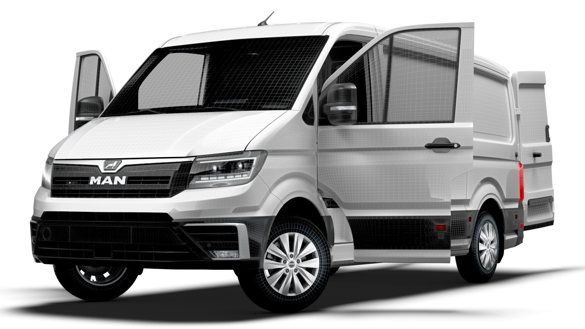 MAN TGE Van MWB LR HQInterior 2025 3D model_23