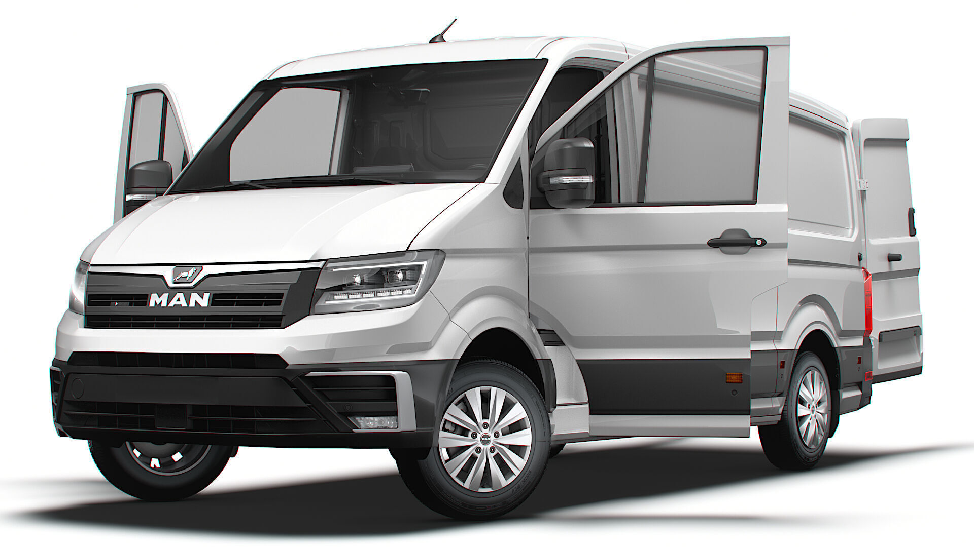 MAN TGE Van MWB LR HQInterior 2025 3D model_8