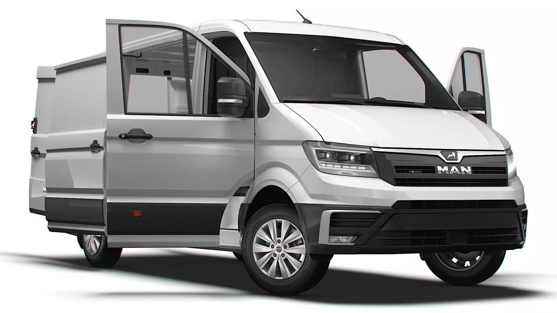 MAN TGE Van MWB LR HQInterior 2025 3D model_0