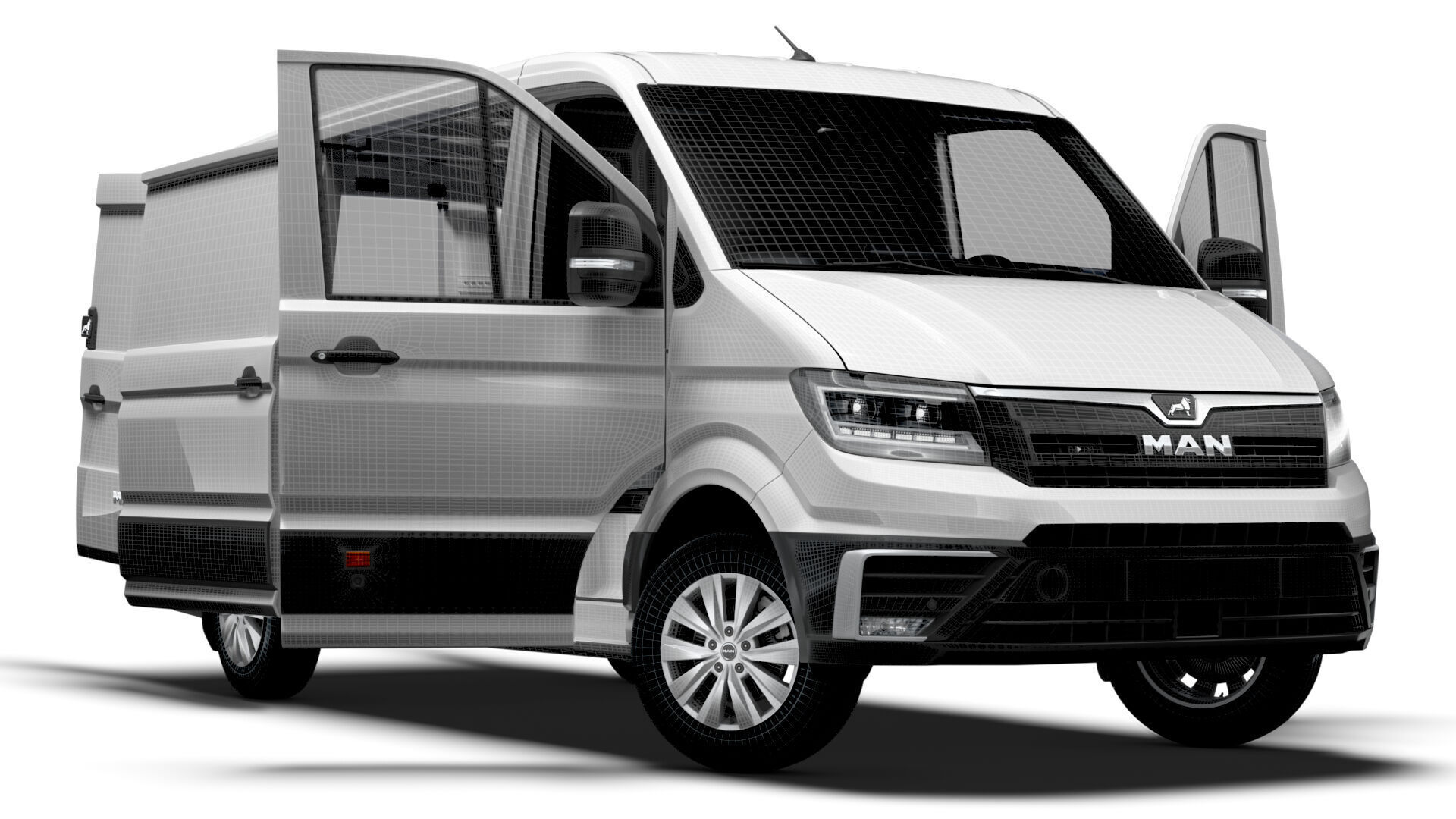 MAN TGE Van MWB LR HQInterior 2025 3D model_15
