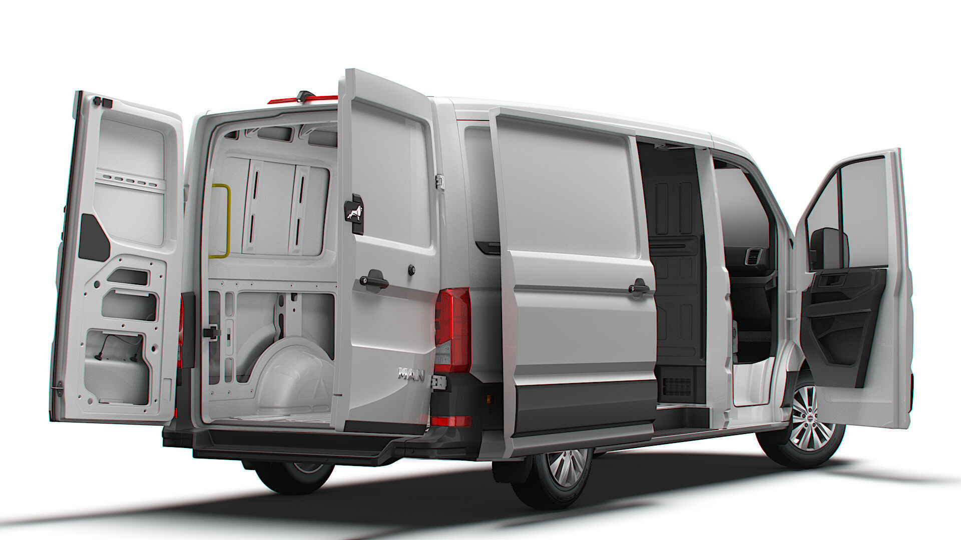 MAN TGE Van MWB LR HQInterior 2025 3D model_5