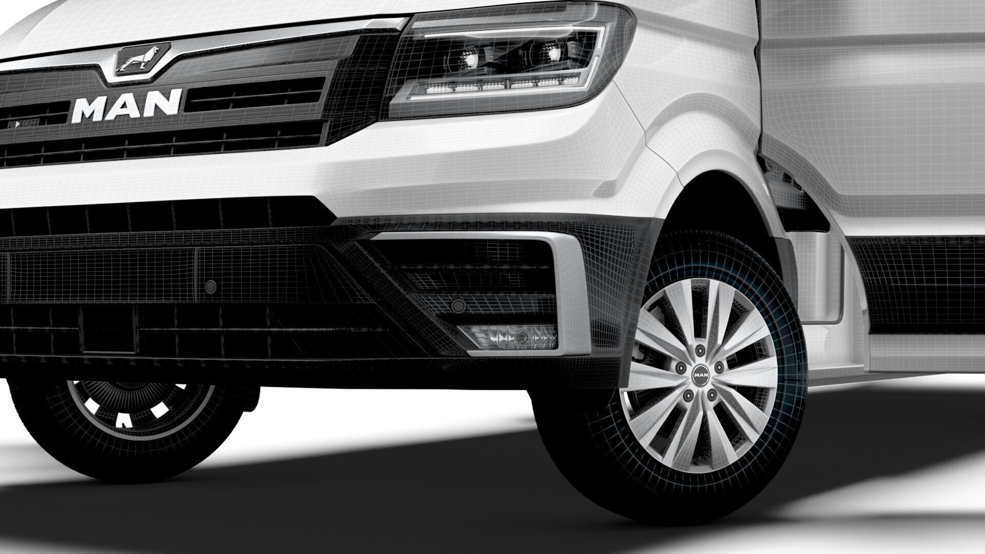 MAN TGE Van MWB LR HQInterior 2025 3D model_18