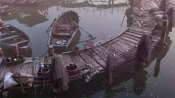 Fishing Village - Modular Environment for Unreal Engine