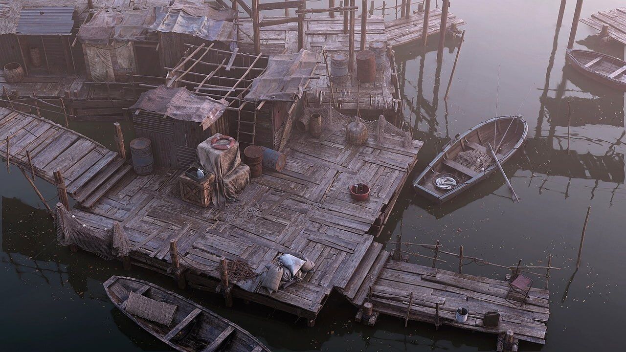 Fishing Village - Modular Environment for Unreal Engine Low-poly 3D model_1