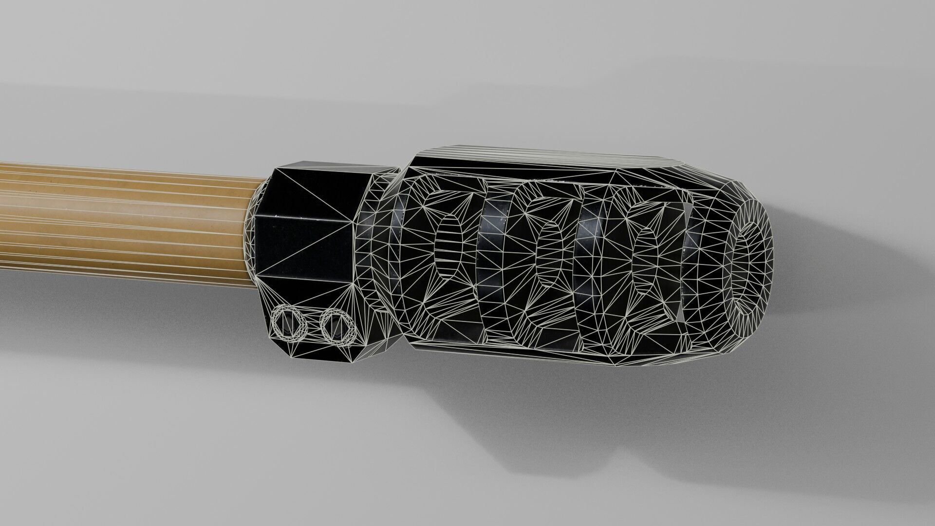 Accuracy International - AX 50 ELR Low-poly 3D model_24