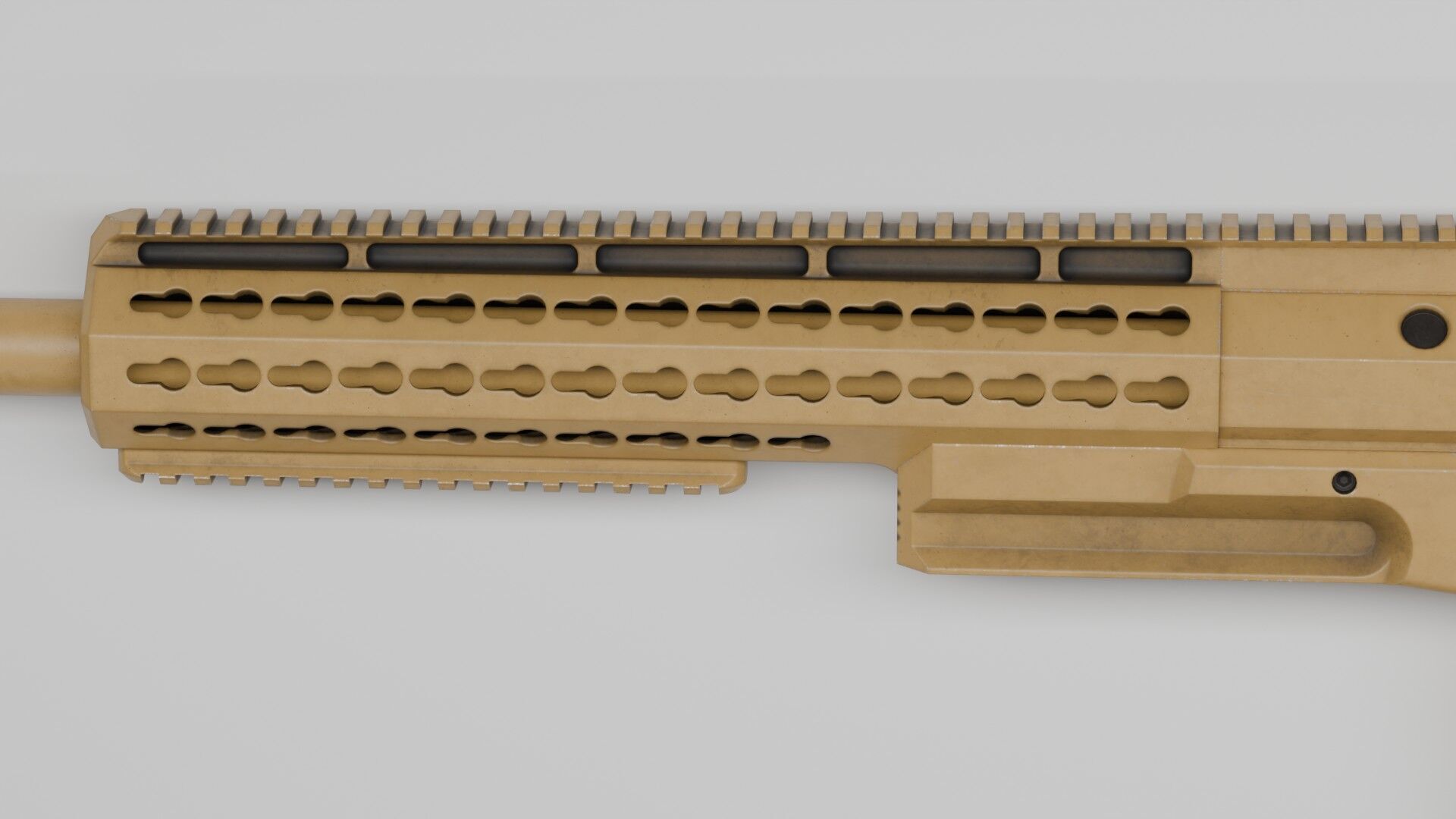 Accuracy International - AX 50 ELR Low-poly 3D model_14