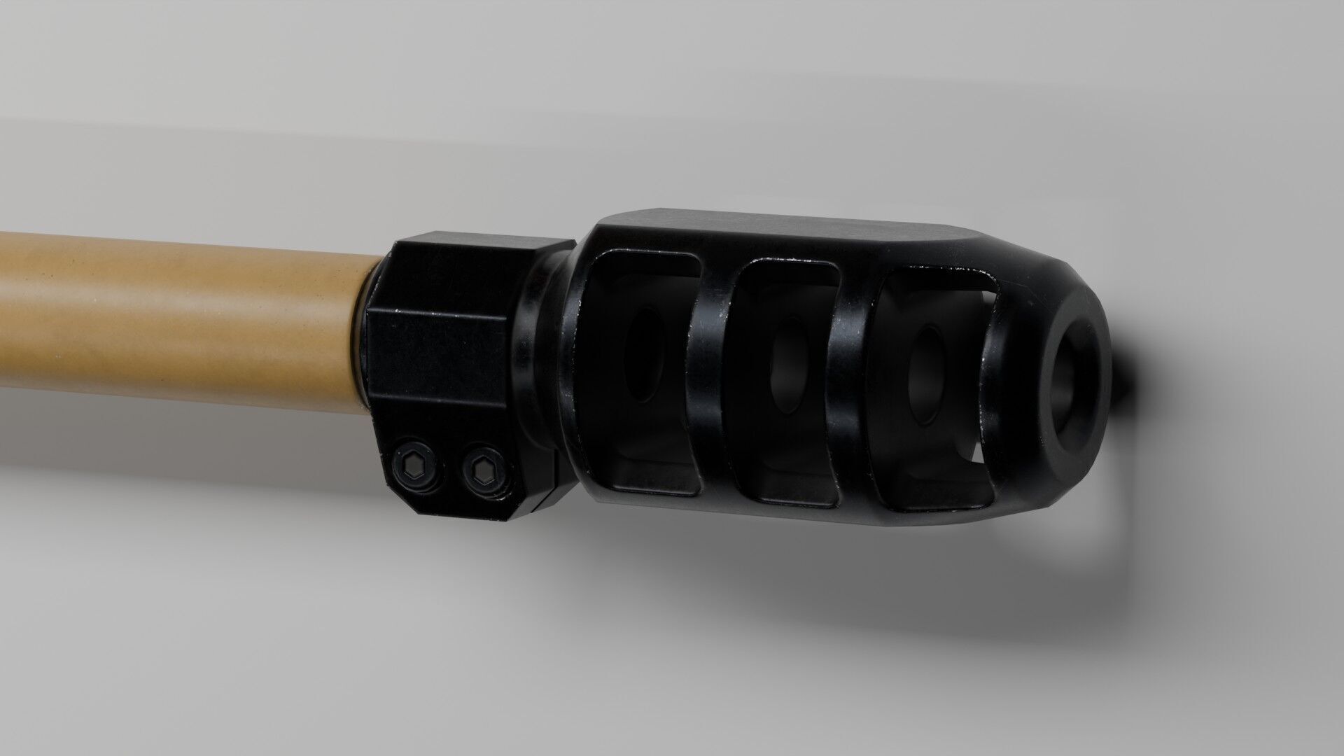 Accuracy International - AX 50 ELR Low-poly 3D model_5