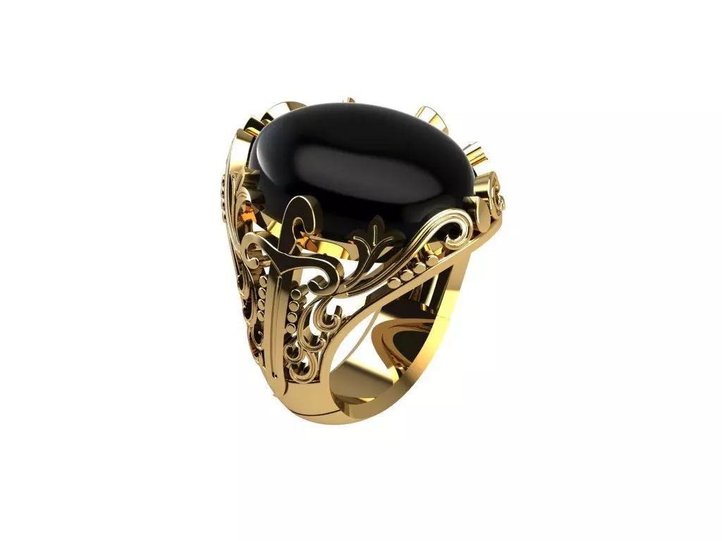 man fancy ring 3D print model