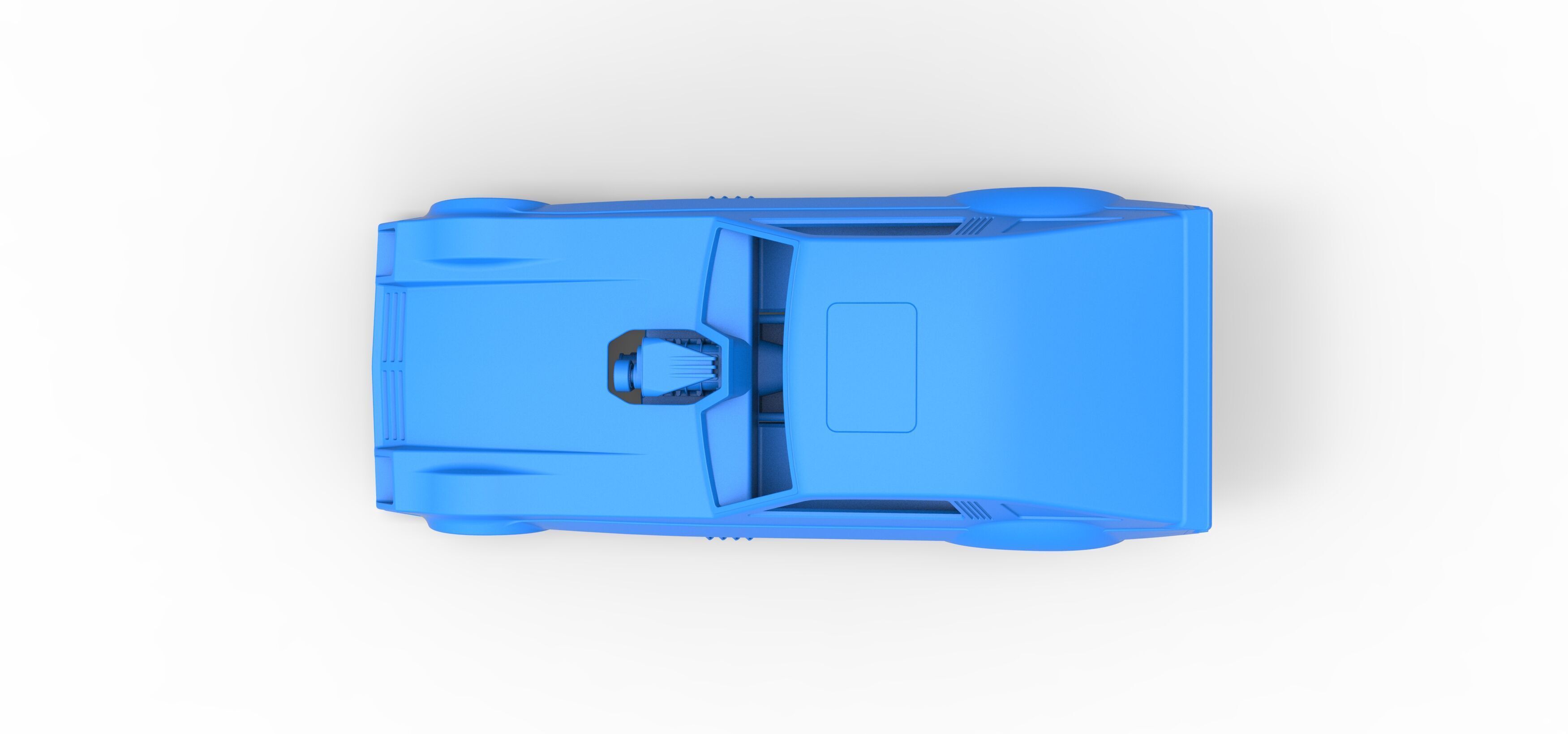 Vintage Pulling Funny car Scale 1 to 25 3D print model_34