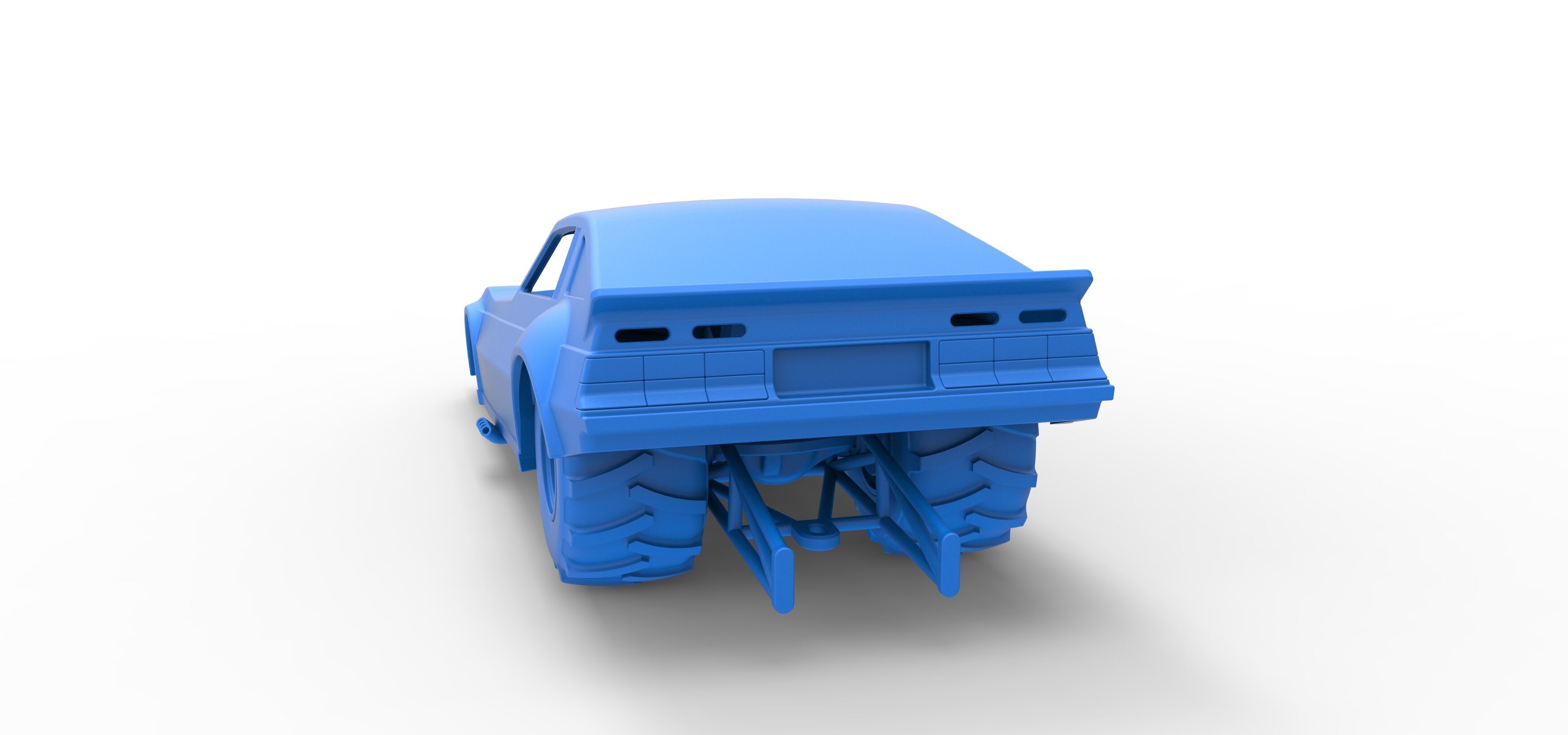 Vintage Pulling Funny car Scale 1 to 25 3D print model_37